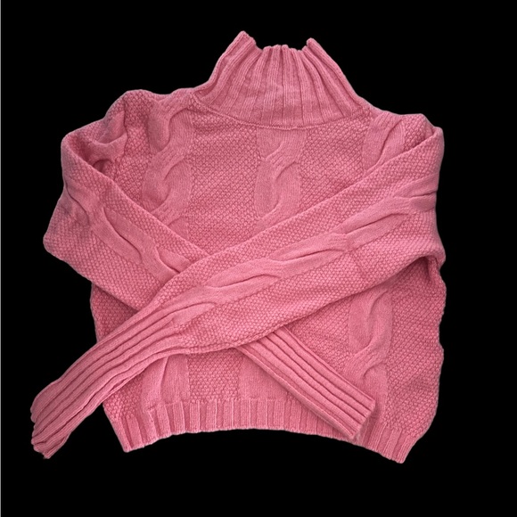 Pink Cable-Knit Sweater - Picture 7 of 10